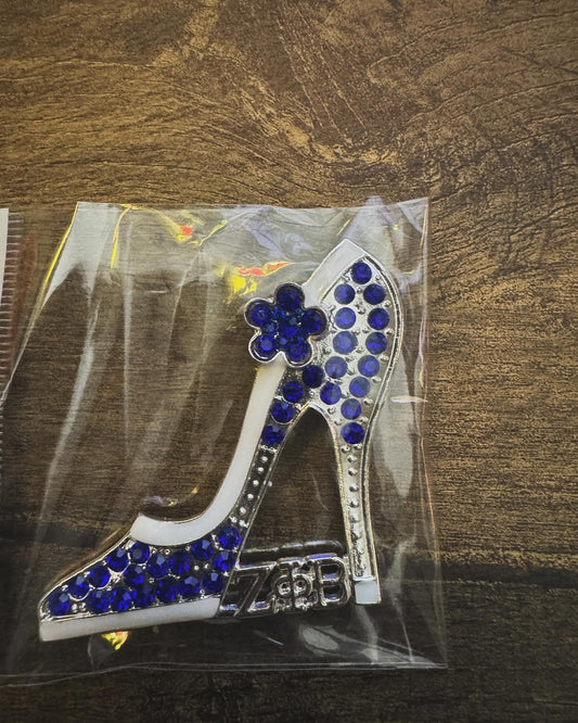 High Heel Zeta Brooch