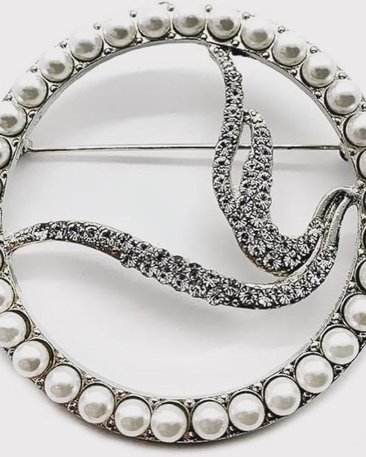 Dove Brooch