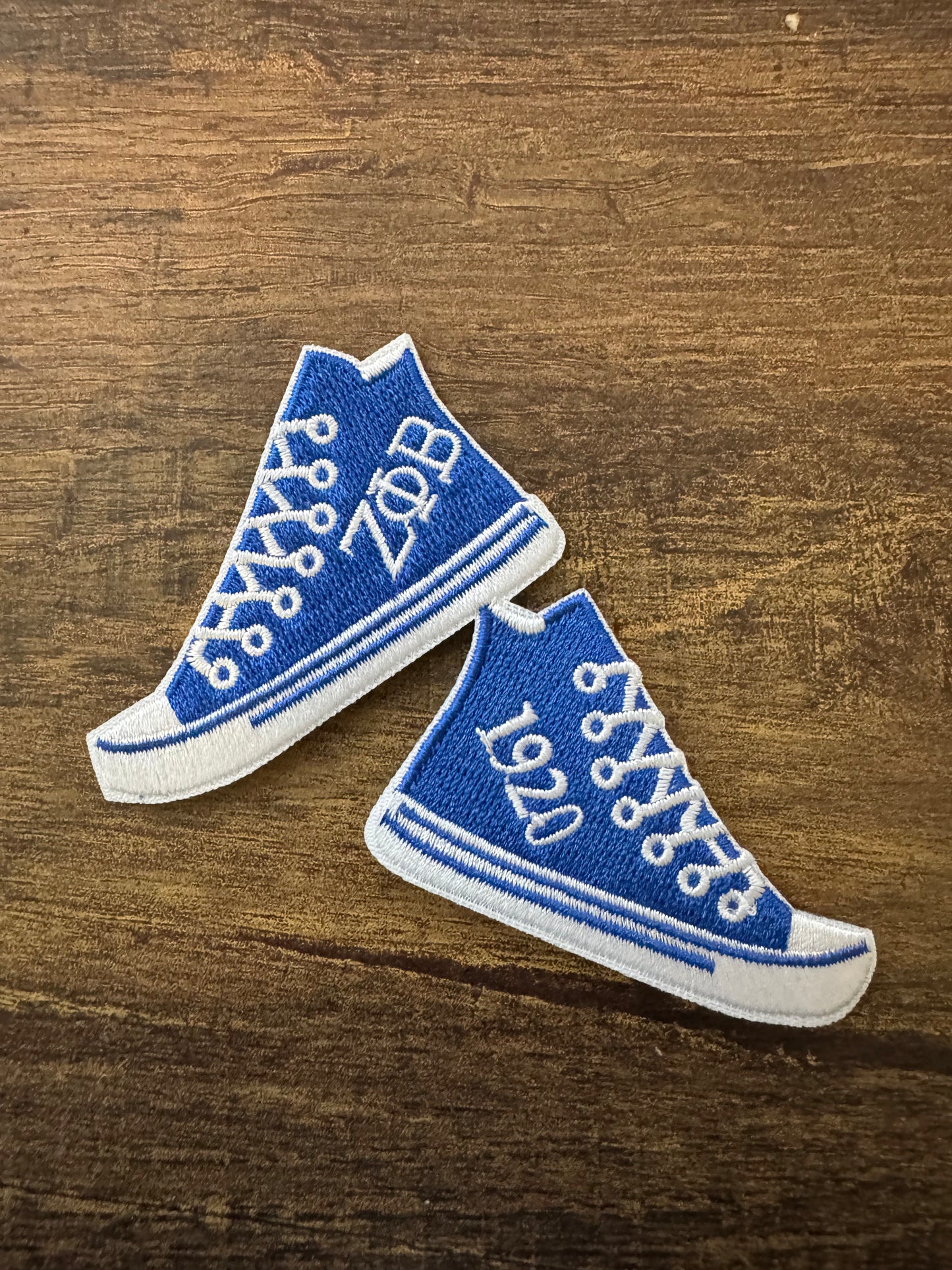 ZETA PHI BETA IRON /SEW ON PATCH Converse