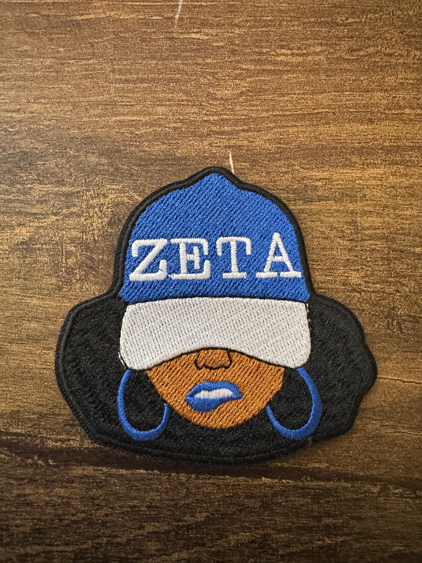ZETA PHI BETA IRON /SEW ON PATCH ZETA Girl