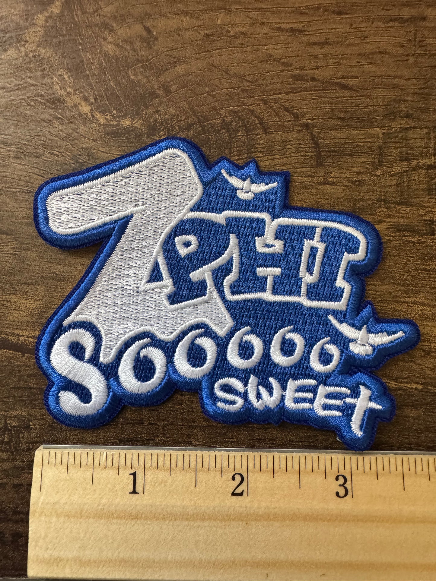 ZETA PHI BETA IRON /SEW ON PATCH Zphi Soooooo Sweet