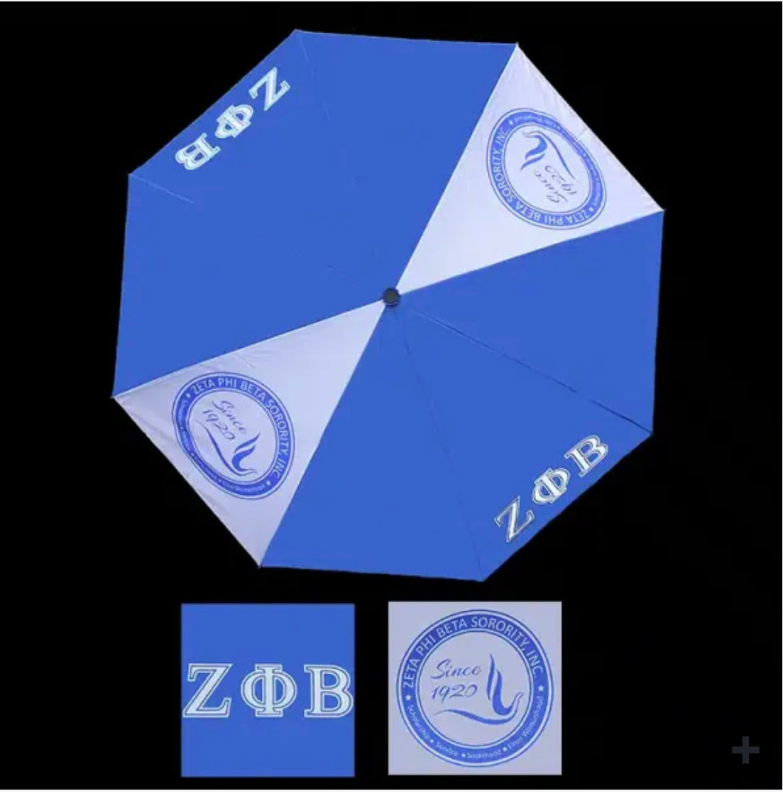 Zeta Phi Beta Reverse Umbrella
