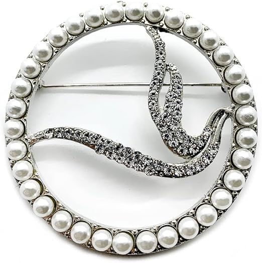 Pearl Dove Brooch