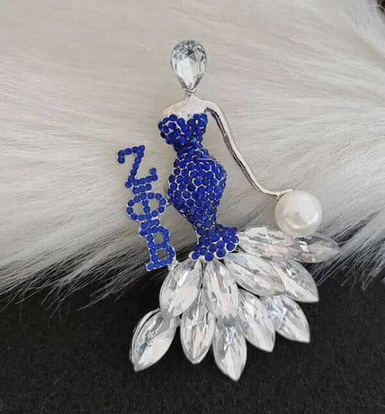 Zeta Phi Beta Lady Pin Brooch