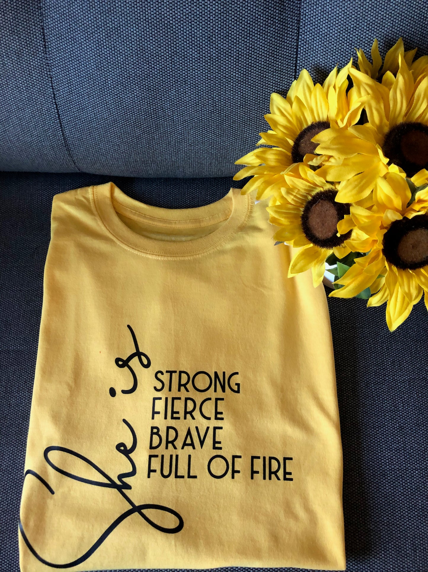 Short Sleeve Yellow Tee