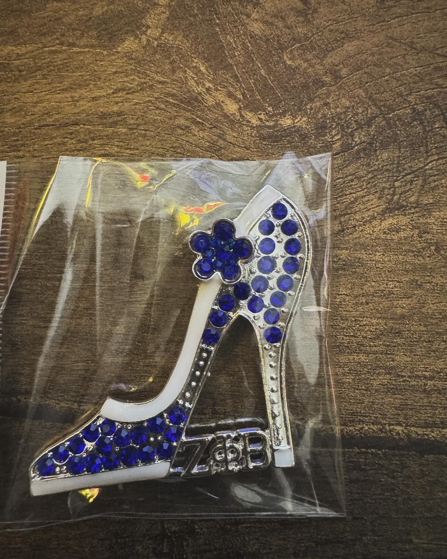 High Heel Zeta Brooch