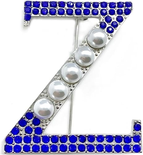 Zeta Phi Beta Five Pearl Z Brooch