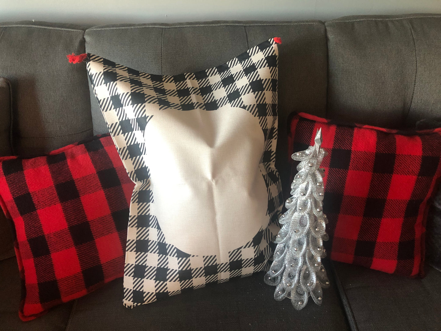 Santa Plaid Sacks